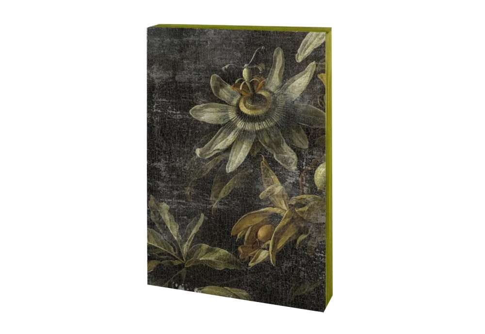 Slow Design Notes Canvas Book Passiflora