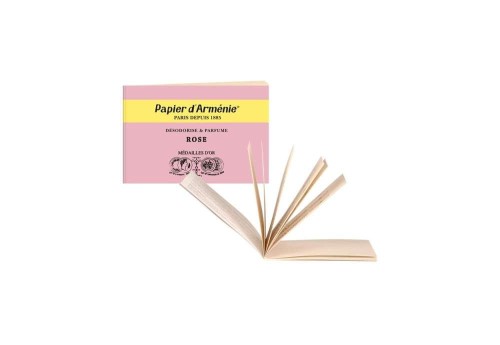 Papier d'Arménie - pachnący papier - Rose