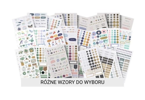 Filofax - Naklejki do plannerów