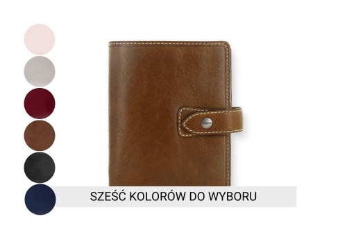 Filofax Malden Pocket - skórzany organizer (kalendarz 2025 i notatnik)