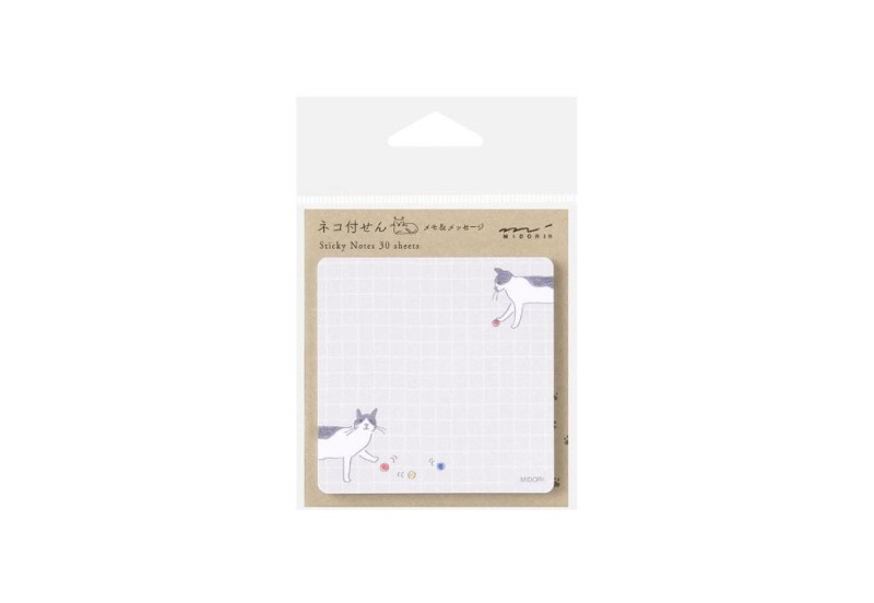 midori karteczki sticky notes kot i piłki.jpg