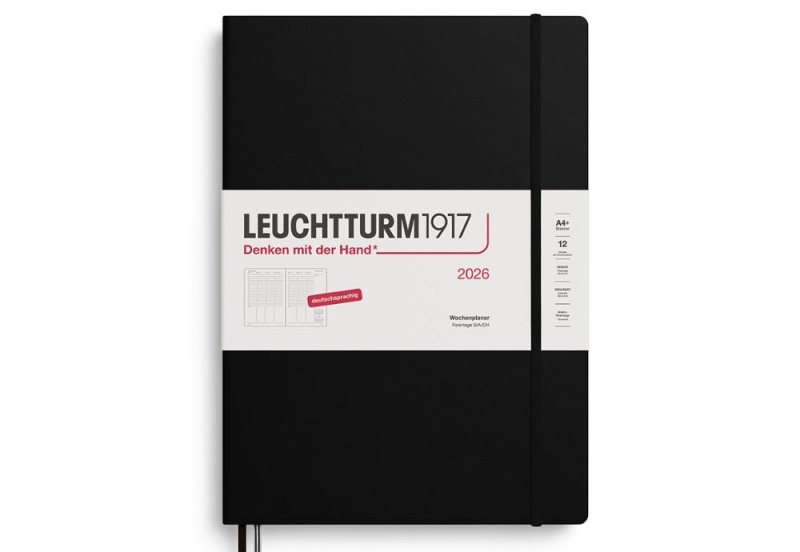 Leuchtturm1917 Kalendarz tygodniowy 2026 A4+ - układ pionowy
