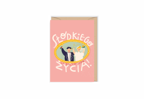 Cudowianki Kartka Ślubna - Słodkiego Życia