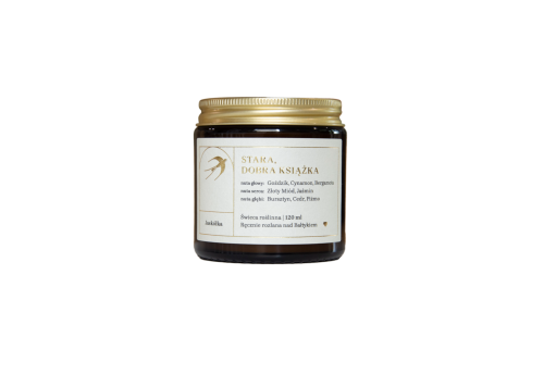 Jaskółka - świeca sojowa Stara, Dobra Książka 