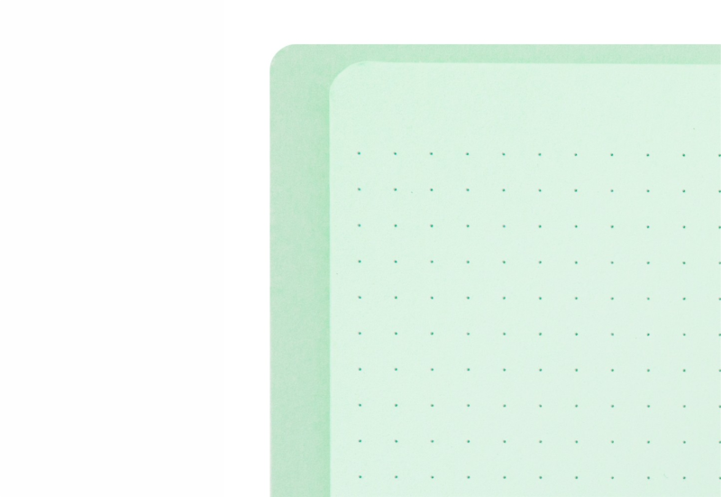 midori notes na spirali dot grid colour pad zielony - 3.png
