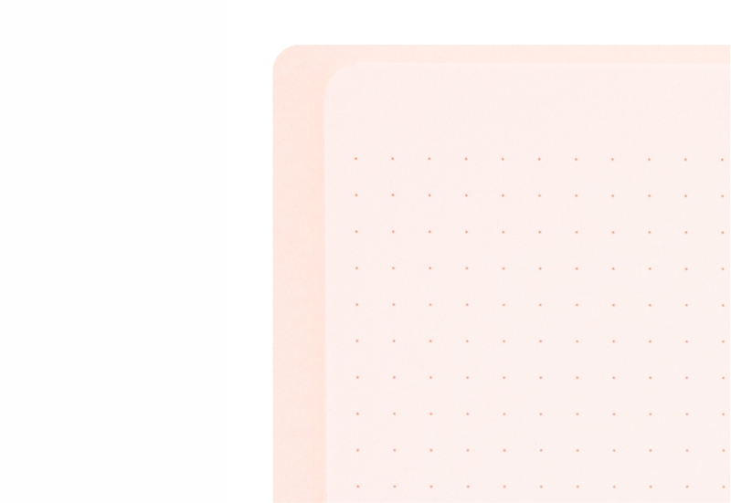 midori notes na spirali dot grid colour pad różowy - 3.png