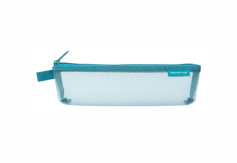 midori piórnik pen case mesh niebieski.png