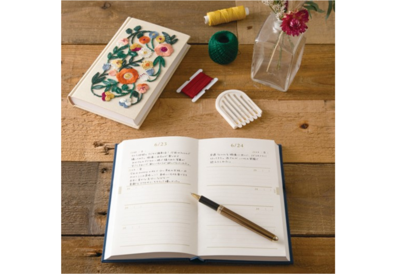 pamietnik flowers navy noteka - 3.png