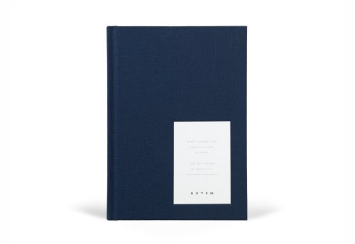 NOTEM Weekly Journal EVEN Planner tygodniowy - granatowy