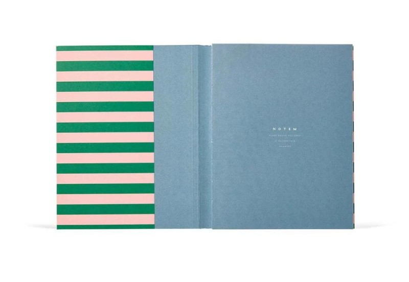 UMA Notebook, Medium - Green & Rose