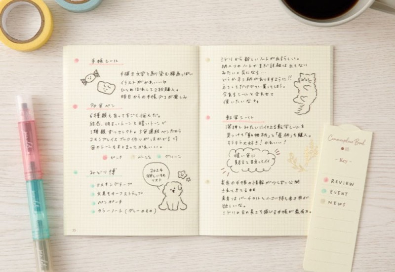Noteka Zakreślacze Midori Connecting Pen Join Dots (2).jpg