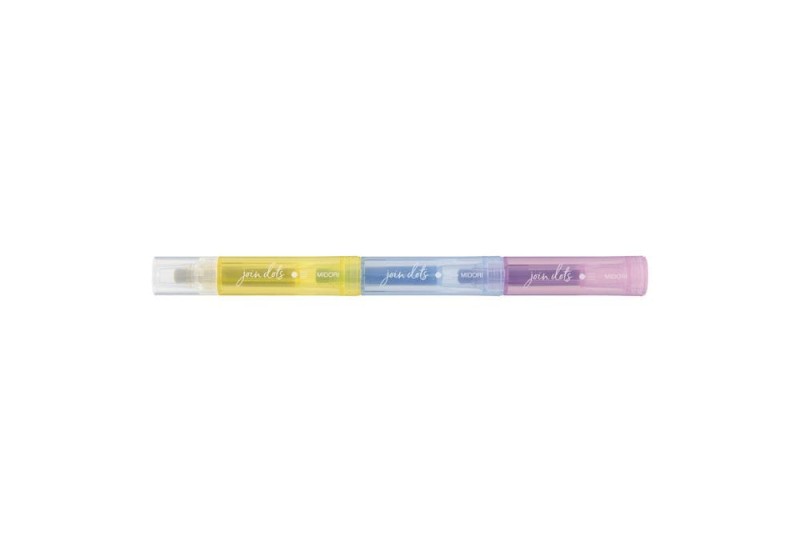 Noteka Zakreślacze Midori Connecting Pen Join Dots Pastel (2).jpg