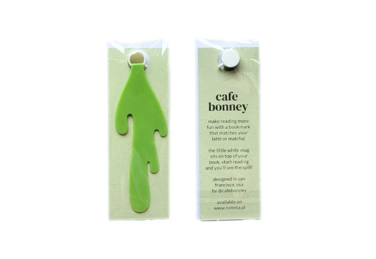 NOTEKA Caffe Bonney Zakładka do książki Spilled Matcha Bokmark (2).jpg