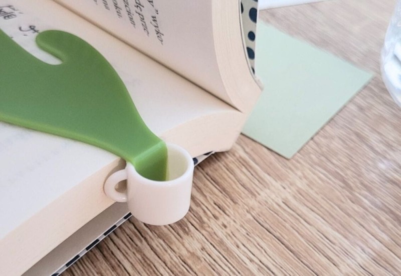 NOTEKA Caffe Bonney Zakładka do książki Spilled Matcha Bokmark (5).jpg