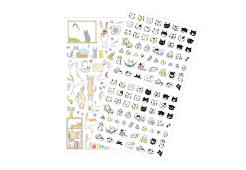 Naklejki w koty Midori Sticker Collection.jpg