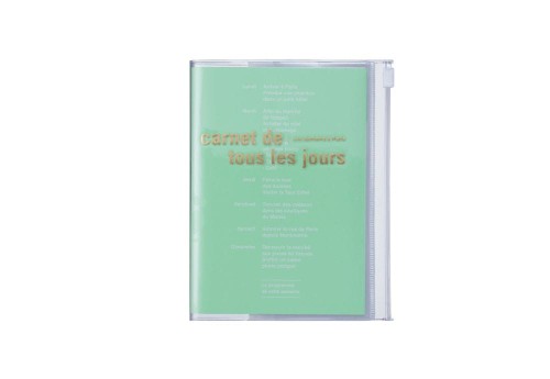 NOTEKA mark's japan notes a6 zipper notebook days - miętowy.jpg