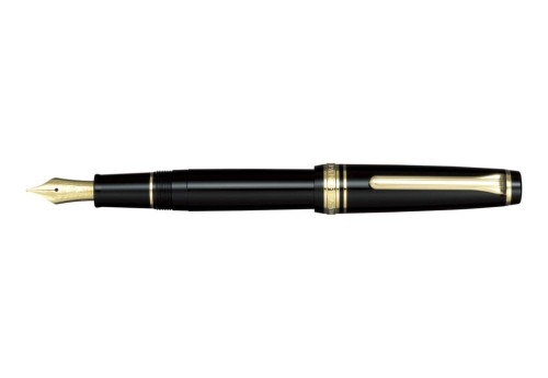 Sailor Pióro wieczne ProGear Slim Gold - Black GT Czarne