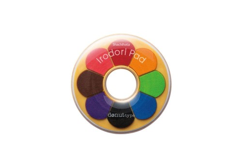NOTEKA Shachihata Stamp Pad Oil-Based Ink Irodori - Donut.jpg