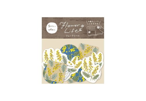 Furukawashiko Naklejki Decoration Sticker Flower Life Mimoza NOTEKA.jpg