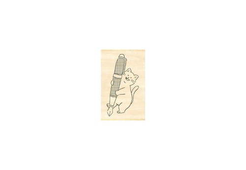 Stempel Beverly Aibo Stamp Kot i Pióro Wieczne NOTEKA(1).jpg