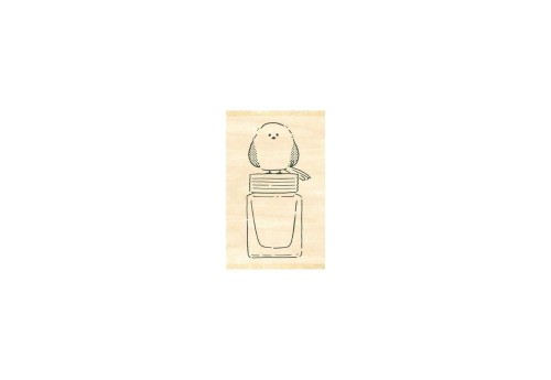 Stempel Beverly Aibo Stamp Bird and buttle ink NOTEKA.jpg