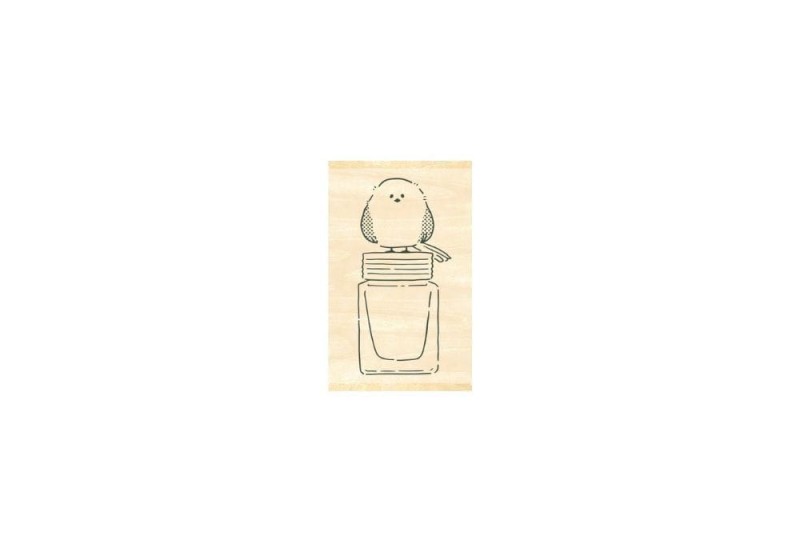 Stempel Beverly Aibo Stamp Bird and buttle ink NOTEKA.jpg