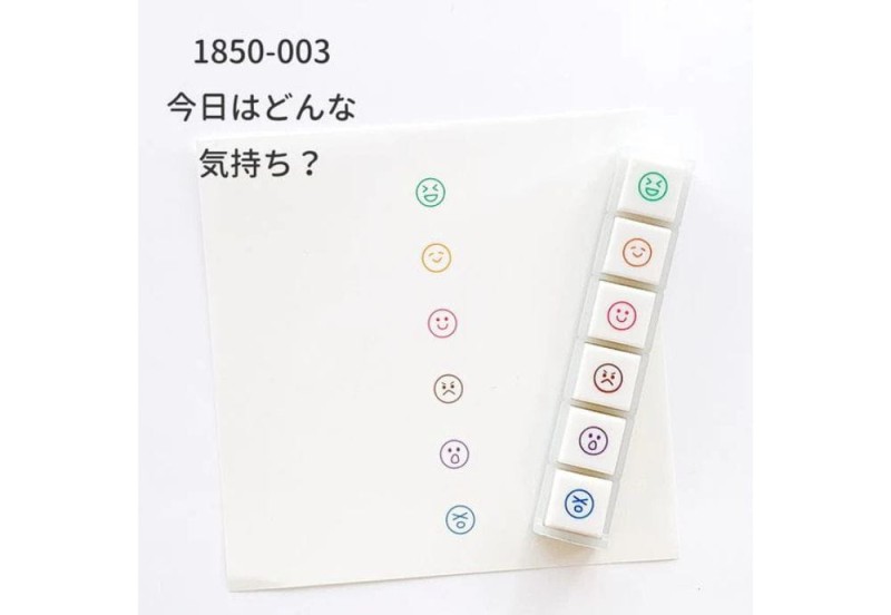 KODOMO NO KAO Pochitto6 Pieczątka Push-Button how are you feeling today NOTEKA (2).jpg