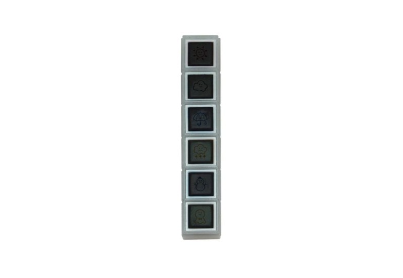 KODOMO NO KAO Pochitto6 Pieczątka Push-Button how are you feeling today NOTEKA (4).jpg