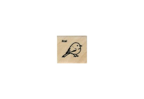 Stempel KODOMO NO KAO I love Stamps Small Bird Ptak NOTEKA.jpg