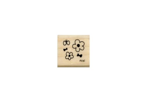 Stempel KODOMO NO KAO I love Stamps kwiatki i motyle NOTEKA.jpg