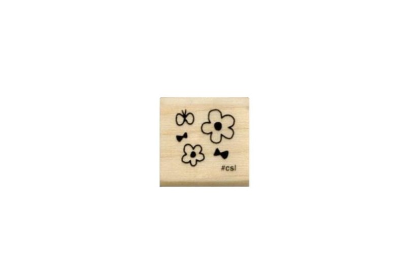 Stempel KODOMO NO KAO I love Stamps kwiatki i motyle NOTEKA.jpg