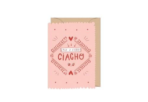 Cudowianki kartka miłosna Ale z ciebie ciacho NOTEKA.jpg