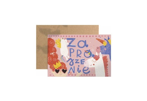 Cudowianki Zaproszenie na urodziny Jednorożec NOTEKA.jpg