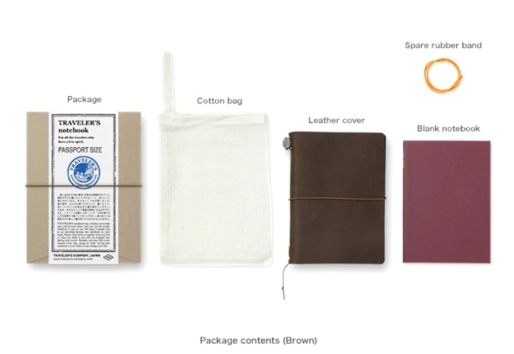 Notatnik Traveler's Notebook Pocket Size Brąz NOTEKA.jpg