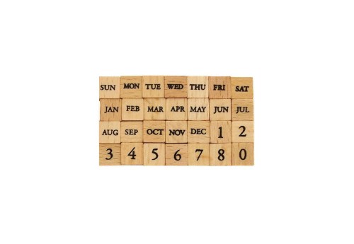 KODOMO NO KAO Stempel Petite Moji Stamp Set Dates NOTEKA(1).jpg