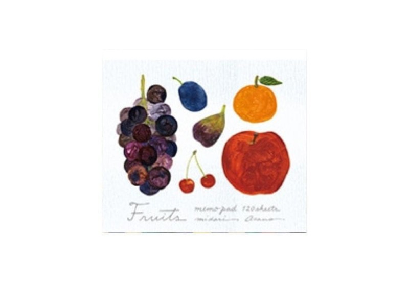 COZYCA x Midori Asano Memo Pad Bloczek Fruits.jpg
