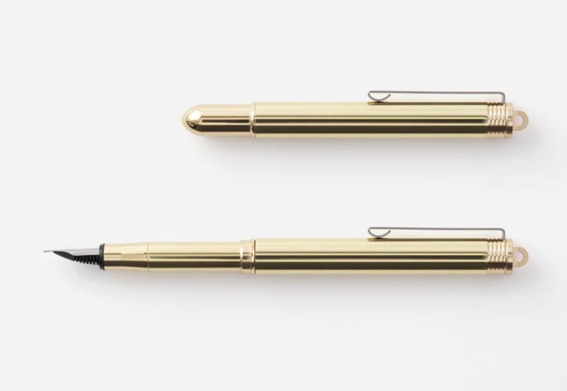 midori trc brass traveler's company pióro wieczne fountain pen mosiężne 1.jpg