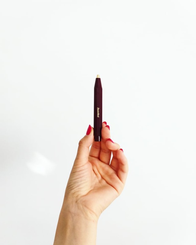 noteka burgundowe Kaweco 1