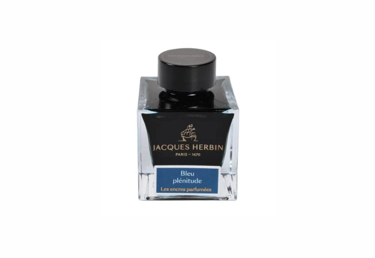 Perfumowane Atramenty J. Herbin Les Encres Parfumees 50ml bleu plenitude NOTEKA.jpg