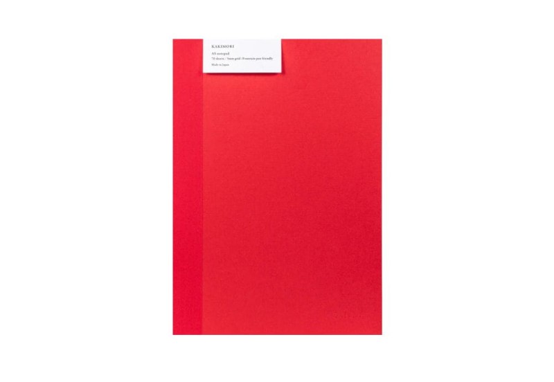 Kakimori notepad notatnik red NOTEKA.jpg