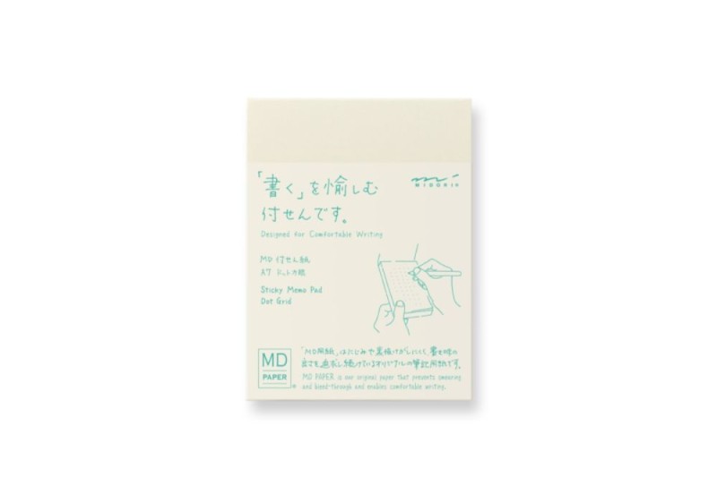 Mini Bloczki Midori MD Sticky Memo Pad A7 Kropki