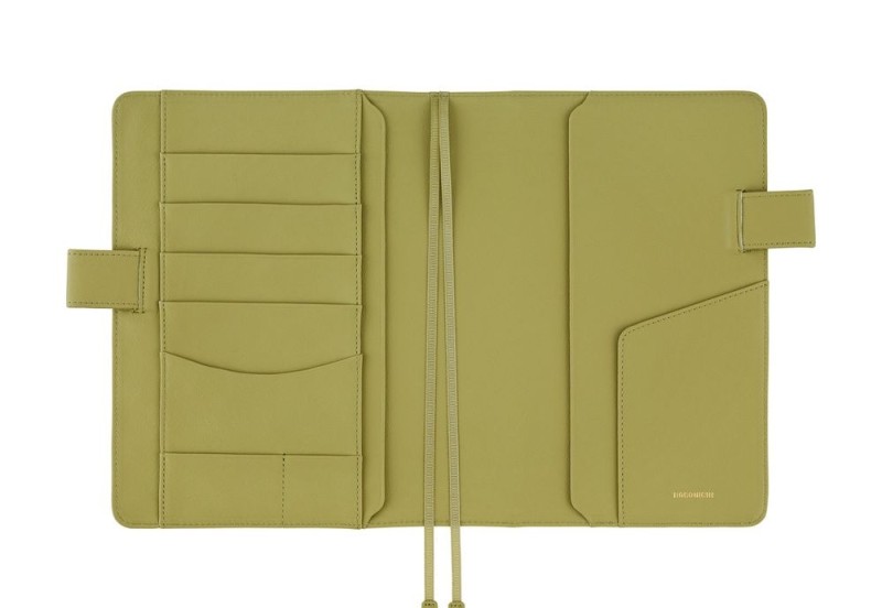 Hobonichi Techo Cousin A5 Cover: Leather Sage Green
