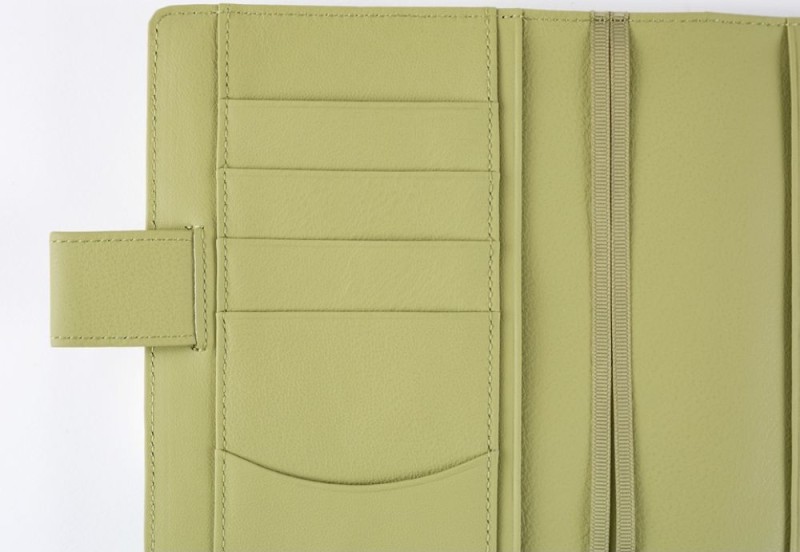 Hobonichi Techo Cousin A5 Cover: Leather Sage Green