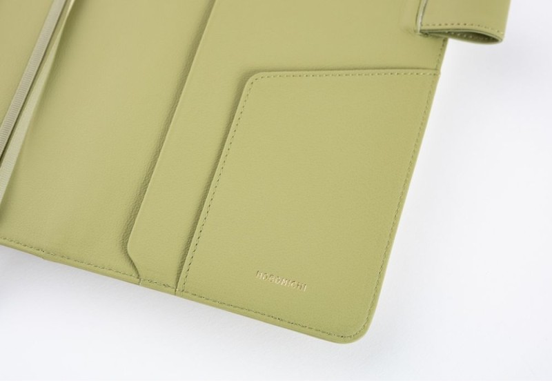 Hobonichi Techo Cousin A5 Cover: Leather Sage Green