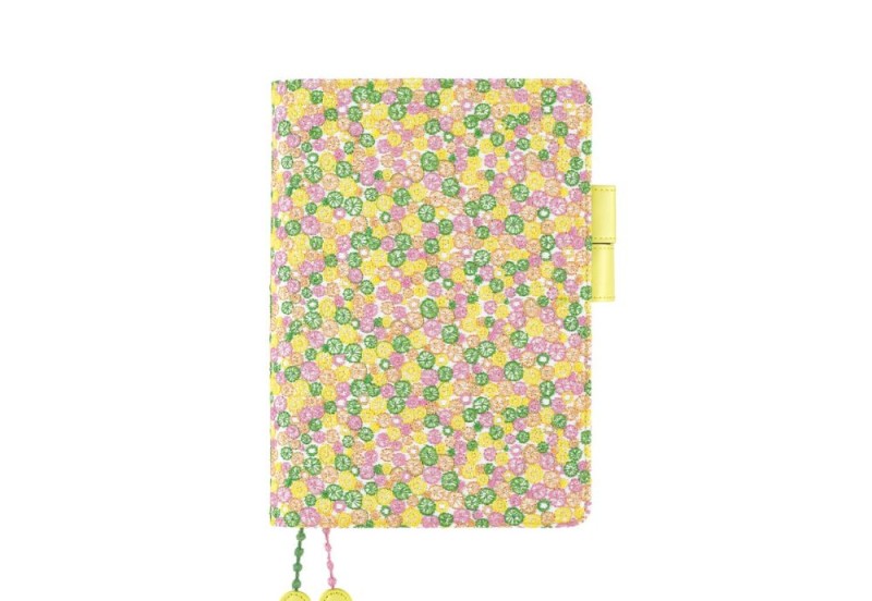 Hobonichi Techo Cousin A5 Cover: mina perhonen: skyful (Yellow)