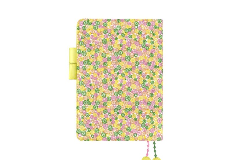 Hobonichi Techo Cousin A5 Cover: mina perhonen: skyful (Yellow)