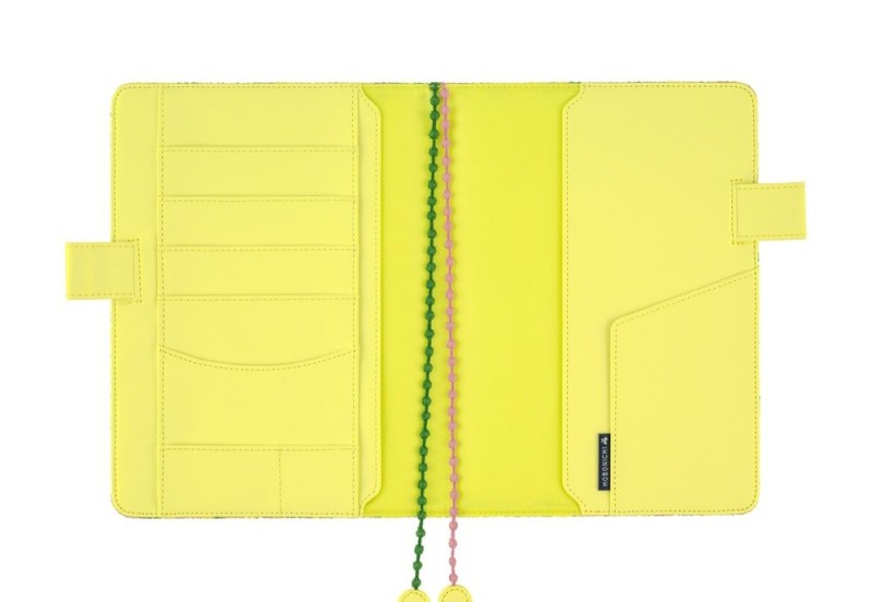 Hobonichi Techo Cousin A5 Cover: mina perhonen: skyful (Yellow)
