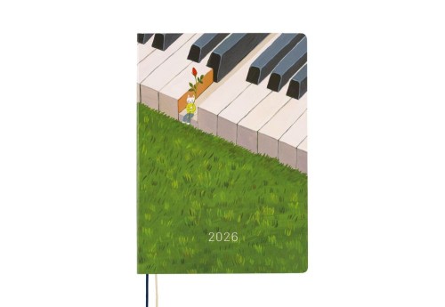 Hobonichi Techo HON A5 2026 Hiroko Kubota: Waiting on the Chord - kalendarz dzienny ENG / Jan Start / Mon Start