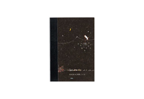 Hobonichi Techo Hiroko Kubota_ Hobonichi Graph Notebook A6 - Another night of falling star sparklers - Notatnik w kratkę (4).jpg