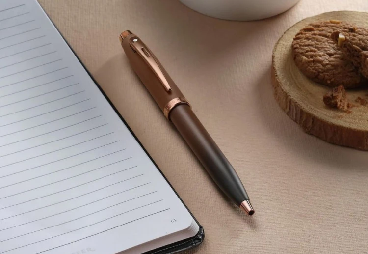 Sheaffer 100 Coffee Edition Matt Brown - Zestaw_ długopis i notes NOTEKA (5).jpg